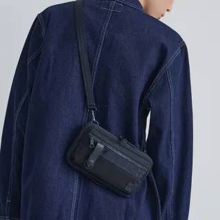 【PORTER INTERNATIONAL】自信經典NEW HEAT斜肩包(深藍)