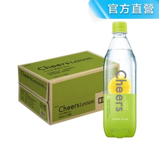 【泰山】Cheers檸檬氣泡水590mlx24入/箱(75周年慶周周抽)
