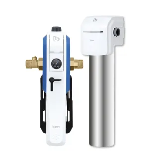 【德國BWT】前置拆洗式雜質過濾器+不鏽鋼顯示型除氯過濾器 全戶/全屋式淨水(含基本安裝E1 HWS+SLIM JUMBO)