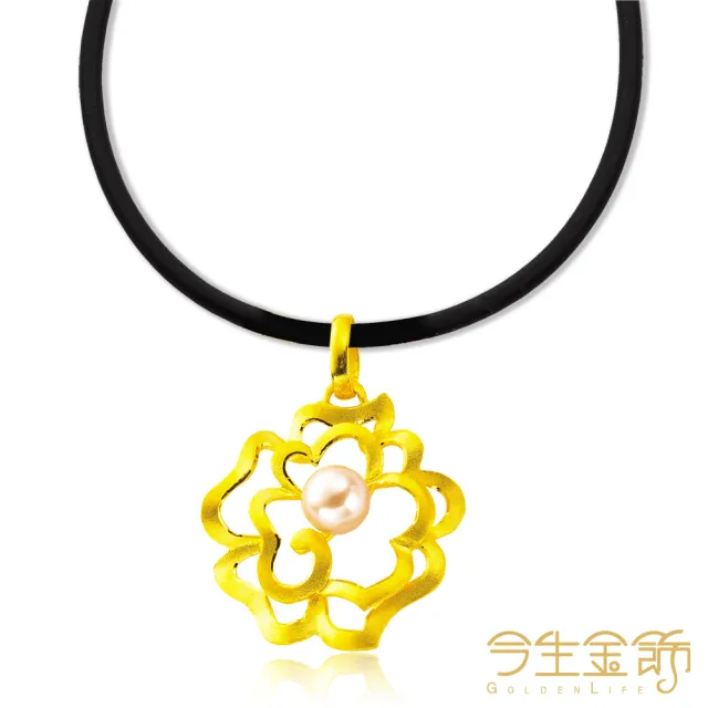 【今生金飾】花燦墜(黃金墜飾)