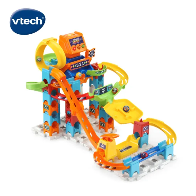 【Vtech】智能滾球積木建構軌道組-飆速賽道(禮物首選TOP)