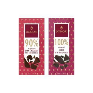 【Domori】Domori 黑巧克力 65-75g(90%/100% 黑巧)