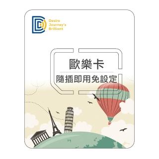 【DJB SIM】歐樂卡-歐洲網絡卡 10天喫到飽不降速(瑞士 土耳其皆可使用)