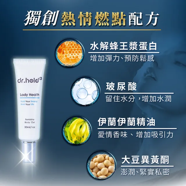 【dr.hold 黛后】皇后私密專用緊實潤澤凝膠30ml(私密保養/私密緊實/私密美白)