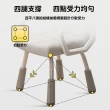 【匠俱】臥室學習椅升降書桌 臥室化妝椅 辦公舒適久坐靠背椅(升降椅 書桌椅 化妝椅 辦公椅 會議椅 靠背椅)