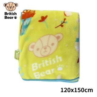 【British Bear 英國熊】法蘭絨毯120*150cm-歡樂 TA-F292B(OPP袋)