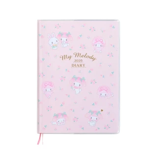 【SANRIO 三麗鷗】2026 B6 方格週記事手帳 年曆 行事曆 日誌 美樂蒂