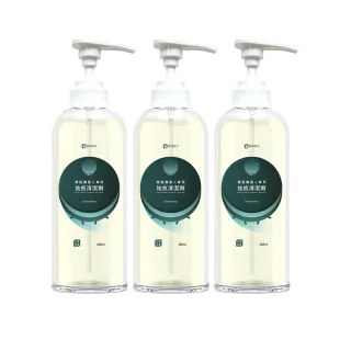 【Have Green Days 綠綠好日】三入組_掃拖機器人專用地板清潔劑500ml(台灣製 添加山茶花精油 加強除臭效果)