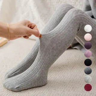 【橘魔法】細針織直條麻花褲襪(連褲襪 大童 褲襪 兒子 內搭褲 襪子 女童 過年 洋裝搭配)