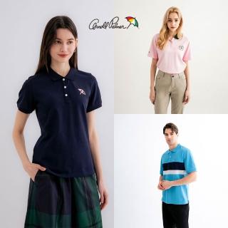 【Arnold Palmer 雨傘】男女裝-經典LOGO休閒POLO衫(多款選)