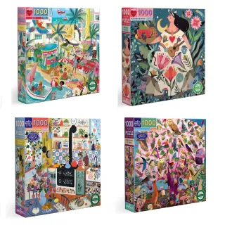 【eeBoo】1000 Piece Puzzle 1000片拼圖 I7.(幼兒童男童女童大人成人桌遊遊戲拼圖- 四款可選)