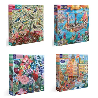 【eeBoo】1000 Piece Puzzle 1000片拼圖 I10.(幼兒童男童女童大人成人桌遊遊戲拼圖拼圖- 四款可選)