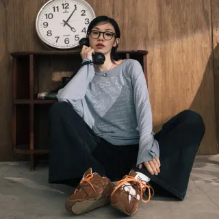 【gozo】A｜尋狗啟事印花透膚兩件式上衣(兩色)