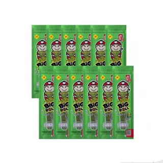 【泰國小老板】海苔捲分享包 12入 X 6包(原味/辣味 全素)