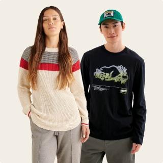 【Roots】男女款-精選Roots 海狸LOGO長袖上衣(多款可選)