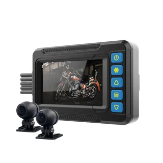 【路易視】HX7 雙1080P IP65防水主機 機車行車記錄器 GPS軌跡記錄