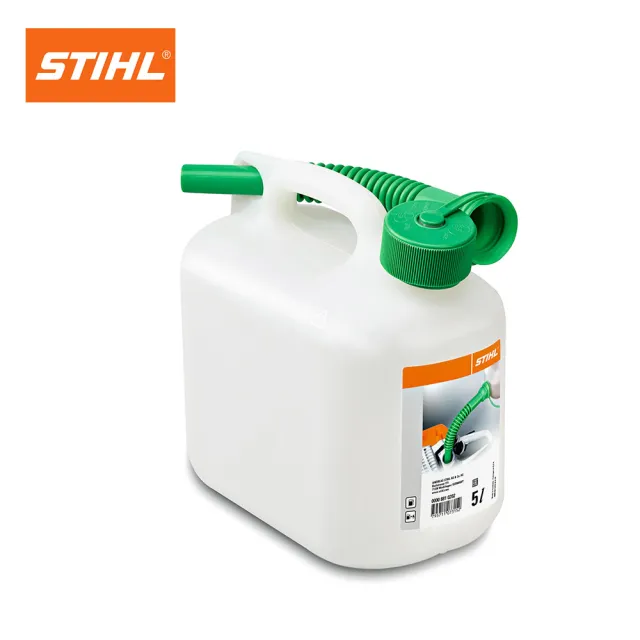 【STIHL】白色 5公升 塑鋼 燃油油桶 混合油桶(儲油桶 加油桶 油桶)