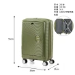 【AMERICAN TOURISTER 美國旅行者】20吋 CURIO 前開式輕量PP耐衝擊防刮行李箱/旅行箱/登機箱(多色可選)