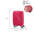 【AMERICAN TOURISTER 美國旅行者】20吋 CURIO 前開式/上掀式可擴充輕量PP避震輪行李箱/登機箱(多色可選)