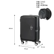 【AMERICAN TOURISTER 美國旅行者】25吋 CURIO 前開式/上掀式可擴充大容量輕量PP避震輪行李箱(多色可選)