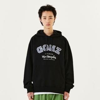 【Mark Gonzales】男女同款 GONZ 學院帽T-黑色