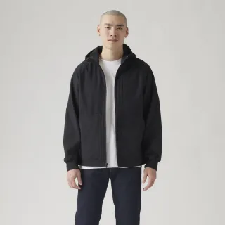 【LEVIS】連帽鋪棉防風外套 / 黑 男生上衣 熱賣單品 001K4-0000