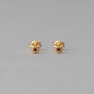 【ete】K18YG Fleur芙蓉耳環(1、2、3、6、8、10、11、12月)