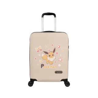 【OUTDOOR】寶可夢Pokemon-伊布20吋行李箱-奶茶色 /個 ODGO23F20BE