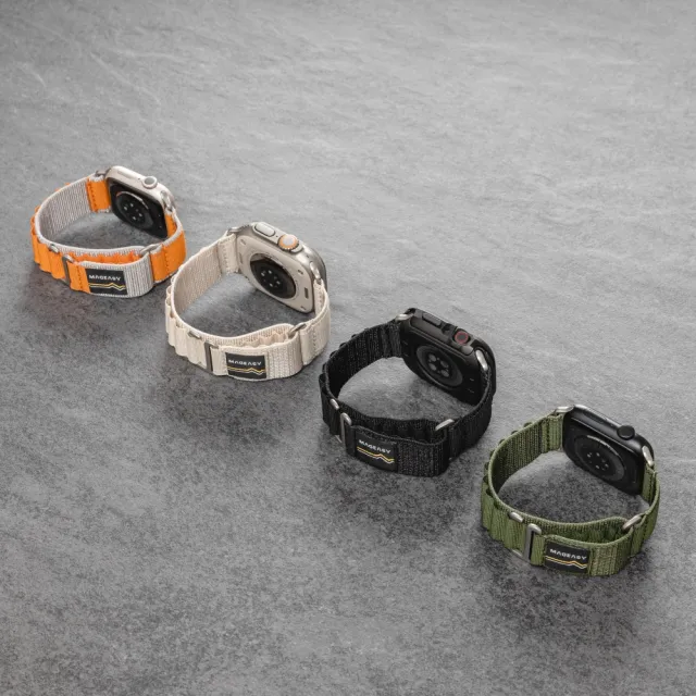 【MAGEASY】Apple Watch Active 運動高山錶帶(支援最新S12/SE3/Ultra4)