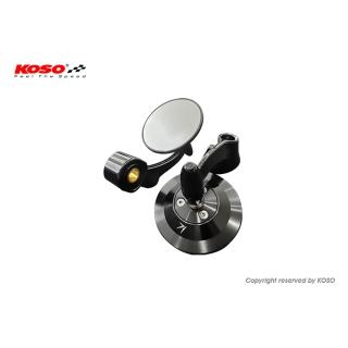 【KOSO】復古騎士 端子鏡(泛用 SUZUKI SUI / SYM Fiddle-158 / VESPA 後照鏡 照後鏡 後視鏡 車鏡 手把鏡)