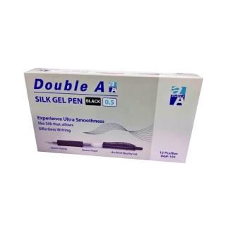 【Double A】按壓式中性筆0.5mm-黑 DAGP18001(12/盒)