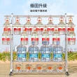 不銹鋼雙桿晾衣架 雙層可伸縮1.2/2米(帶萬向輪)