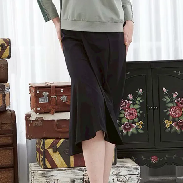 【ICHE 衣哲】Cop.Copine 法國原裝進口魚尾波浪前開衩設計半長裙