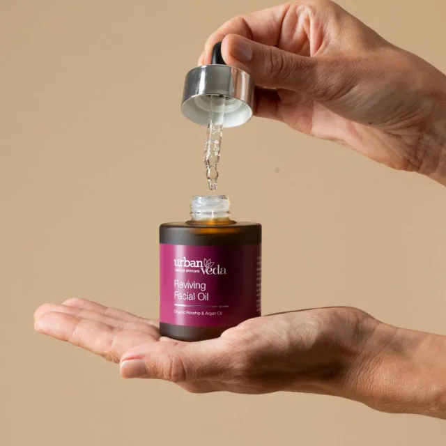 【寶草園】城市吠陀玫瑰賦活臉部精華油30ml(URBAN VEDA/精油/保濕護膚油)