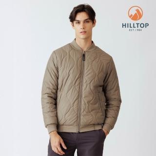 【Hilltop 山頂鳥】THERMOLITE科技保暖棉超潑水鋪棉夾克外套 男款 卡其｜PH24XMK5ECN0
