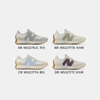 【NEW BALANCE】327 女鞋 休閒鞋 運動鞋 多色 皺褶感 麂皮 B楦 NB(WS327NKC/FTB/FTA/FTC)