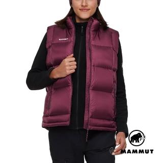 【Mammut 長毛象】Glacier Glow IN Vest W 保暖立領羽絨背心 葡萄酒紅 女款 #1013-03800