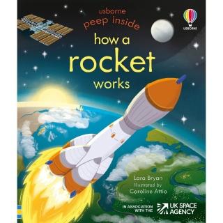 Peep Inside How a Rocket Works （硬頁翻翻書）