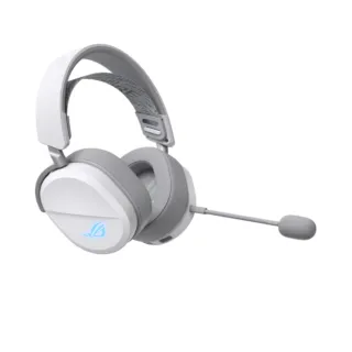 【ASUS 華碩】ROG Pelta 三模 RGB 無線電競耳機(白色)