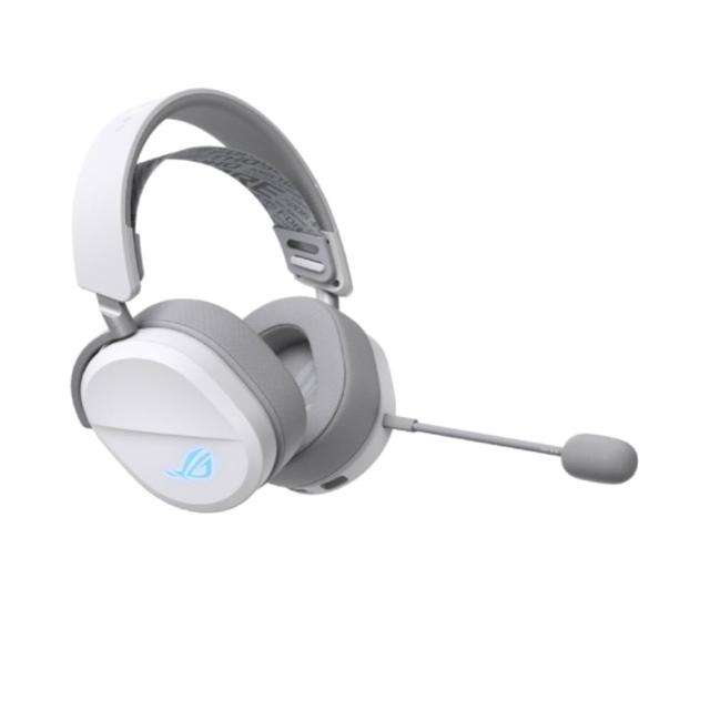 【ASUS 華碩】ROG Pelta 三模 RGB 無線電競耳機(白色)