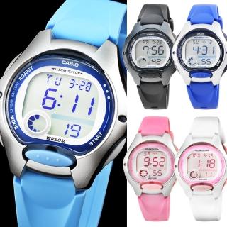 【CASIO 卡西歐】卡西歐鬧鈴多時區兒童電子錶-多款任選(LW-200 原廠錶盒精裝版)