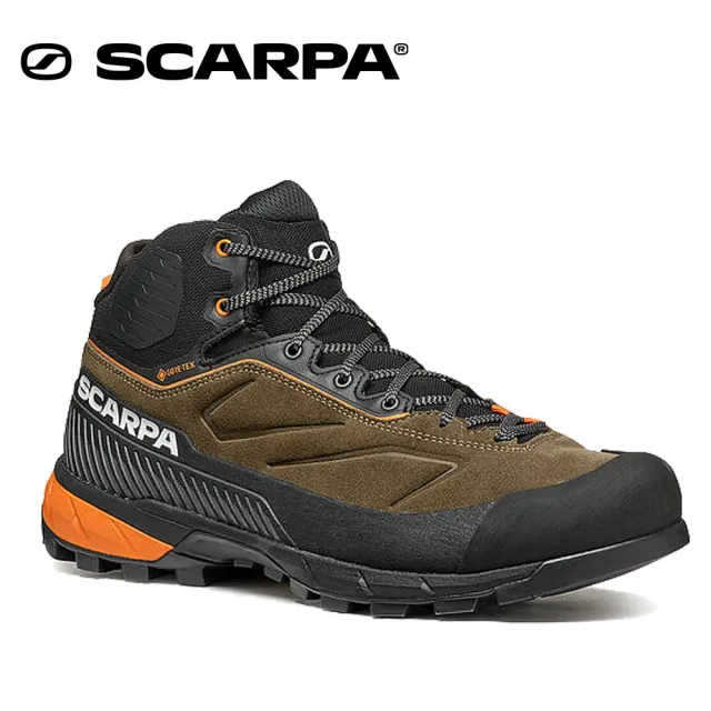 【SCARPA】原廠貨 男 RAPID XT MID GTX 中筒男款 健行鞋/防水/郊山鞋/健行鞋 馴鹿/鏽橘(72696200)