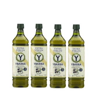 【YBARRA 益百萊】100%特級冷壓初榨橄欖油(1000mlx4瓶 PET食品級裝)