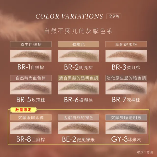 【KATE 凱婷】3D時尚眉彩膏Z 6.3g 漂色級染眉膏(抗汗耐磨擦/6色任選)