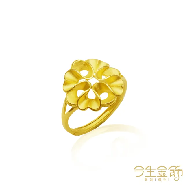 【今生金飾】花團錦簇戒(黃金戒指)