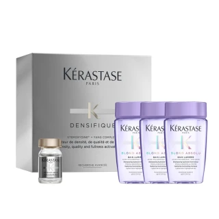 【KERASTASE 巴黎卡詩】超進化白金賦活精粹30*6ml(養髮/蓬鬆/濃密/豐盈髮量/頭皮安瓶)