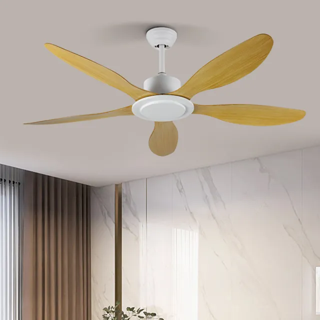【LADUTA 拉布塔】DC變頻節能吊扇 靜音吊扇(52吋 智能調速 客廳臥室適用 正反轉 四季通用 HC6094風扇)