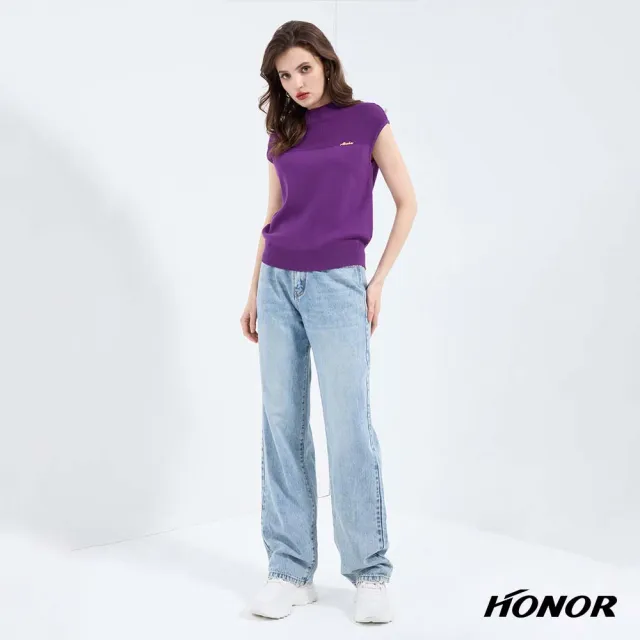 【HONOR 山形屋】出清品 復古水洗色高腰口袋牛仔長褲-淺藍/深藍(限定出清)