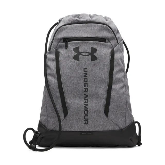 【UNDER ARMOUR】UA 男女同款 Hustle 束口後背包_6000519-025(灰色)