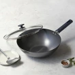 【ZWILLING 德國雙人】SILVER IRON 銀光系列無塗層不易鏽中式鐵炒鍋30cm(德國雙人牌集團官方直營)